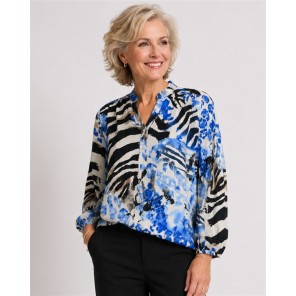 Micha Blouse 182156 Blue Print